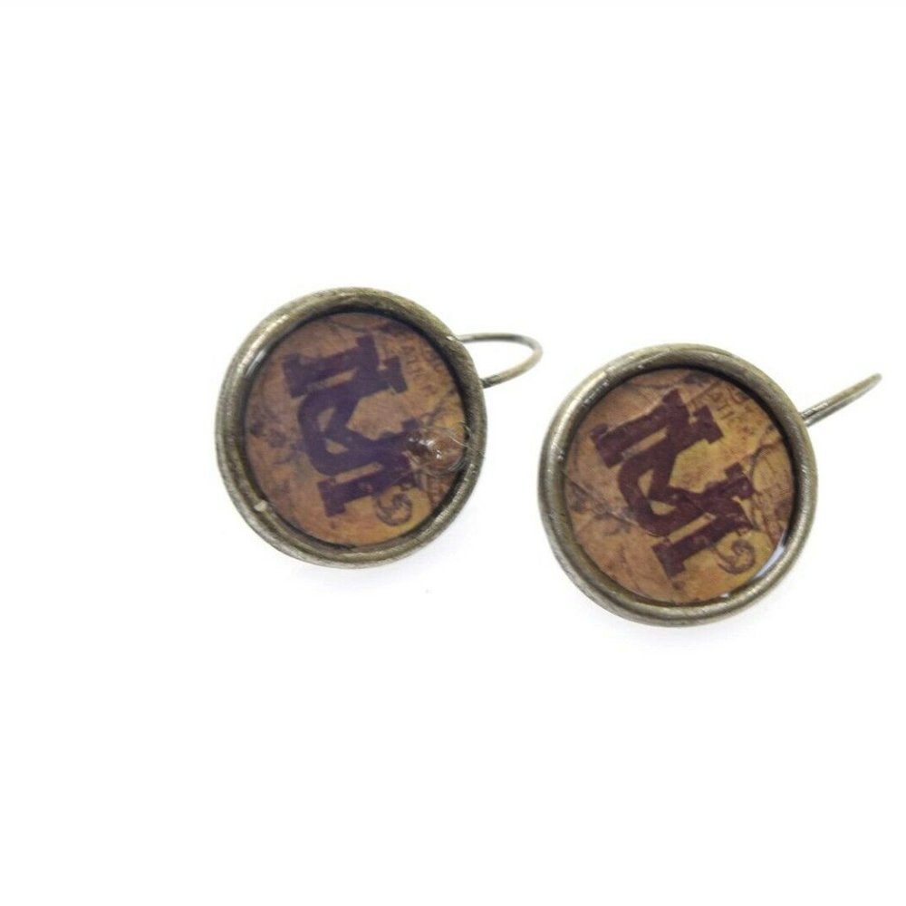 Jewelry Montana Grizzlies Charm Silver Earings